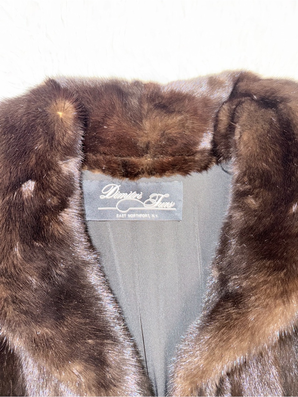 Women's Brown Mink Fur Coat